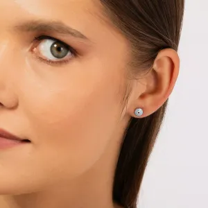 CERCEL din argint Light Blue Eye