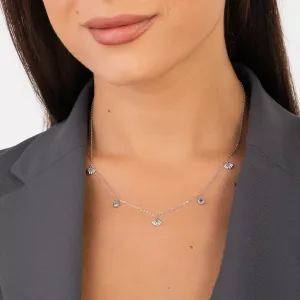 Colier din argint Crystal Shells