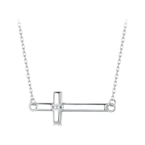 Colier din argint Faithful Cross