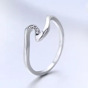 Inel din argint Crystal Summer Wave