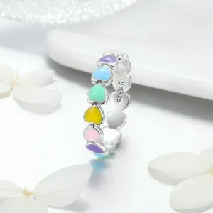 Inel din argint Hearts of Infinity