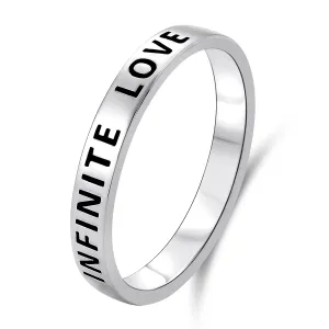 Inel din argint Infinite Love