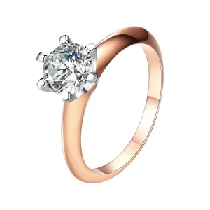 Inel din argint Perfect Engagement Ring Rose Gold