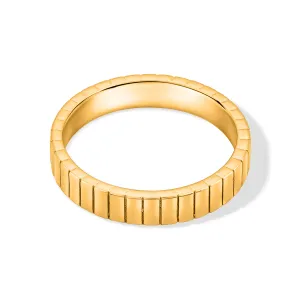 Inel din argint Ribbed Band