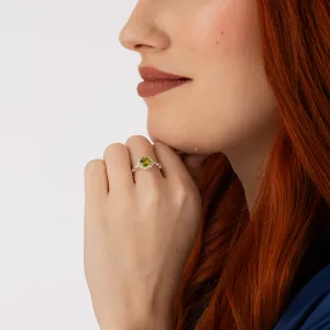 Inel din argint Silver Dreamy Peridot