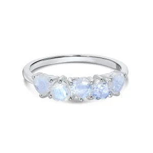 Inel din argint Silver Moonstone Imperial Hearts