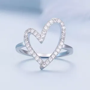Inel din argint Silver Shiny Heart