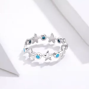 Inel din argint Silver Starfish Ring