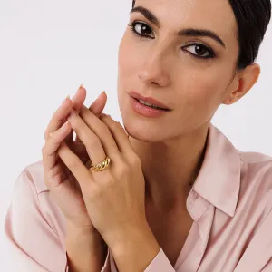 Inel din argint Twisted Elegance Band