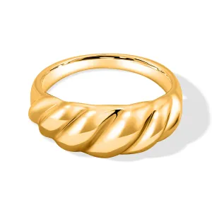 Inel din argint Twisted Elegance Band