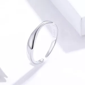 Inel reglabil din argint Wave Ring