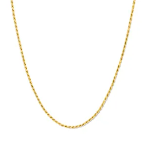 Lant din argint Golden Thin Rope
