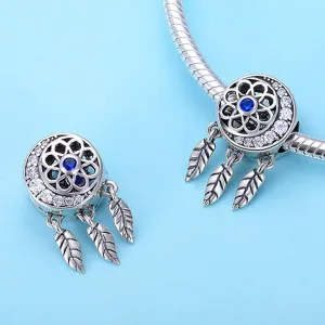 Talisman din argint Blue Dream Catcher