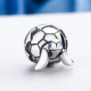 Talisman din argint Blue Turtle