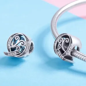 Talisman din argint cu Litera Q din Poveste
