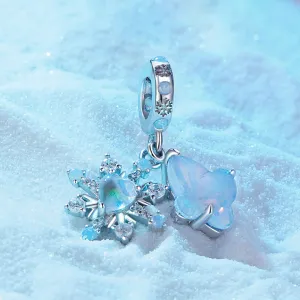 Talisman din argint Frozen Butterfly