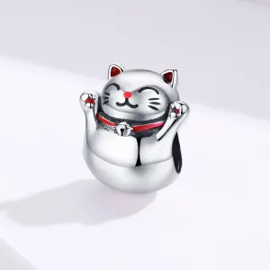 Talisman din argint Guardian Cat