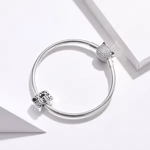 Talisman din argint In Love with Letter E