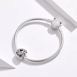 Talisman din argint In Love with Letter G