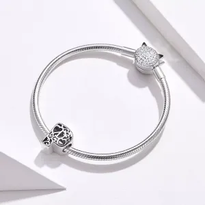 Talisman din argint In Love with Letter P