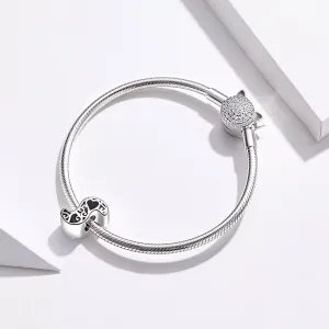 Talisman din argint In Love with Letter S