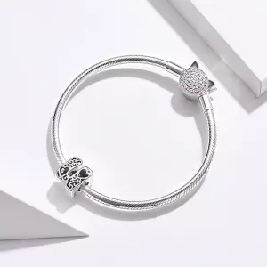 Talisman din argint In Love with Letter U