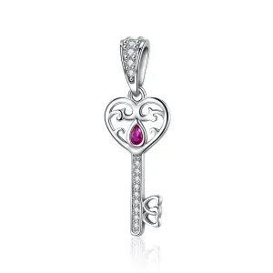 Talisman din argint Key of My Heart