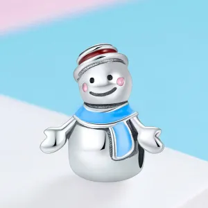 Talisman din argint Mr. Snowman