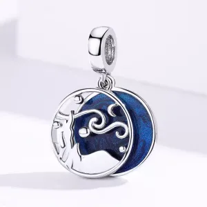 Talisman din argint Starry Blue Night