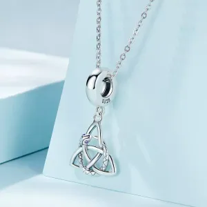 Talisman din argint Triquetra Snake