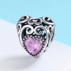 Talisman din argint Vintage Birthstone - Octombrie