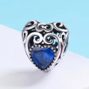 Talisman din argint Vintage Birthstone - Septembrie