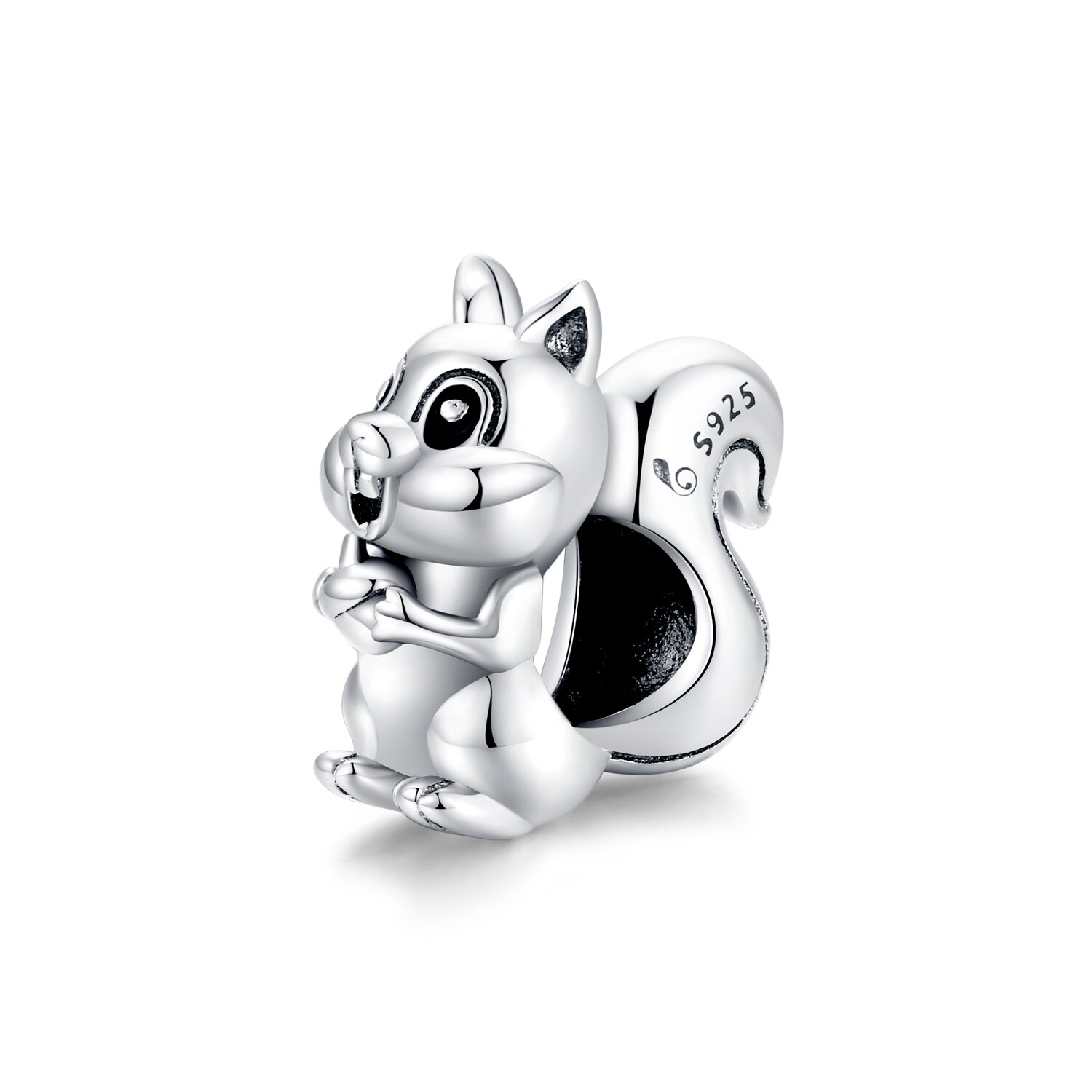 Talisman din argint Acorn Squirrel Acorn