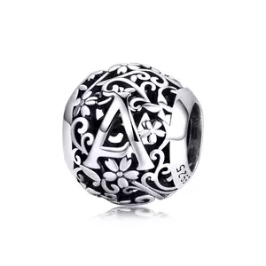 Talisman din argint Alphabet Letter A
