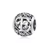 Talisman din argint Alphabet Letter E picture - 1