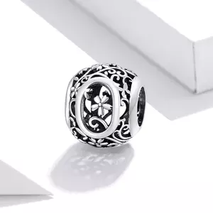 Talisman din argint Alphabet Letter O