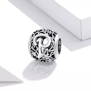 Talisman din argint Alphabet Letter P