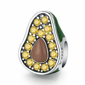 Talisman din argint  Avocado Crystals