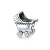 Talisman din argint Baby Stroller picture - 1