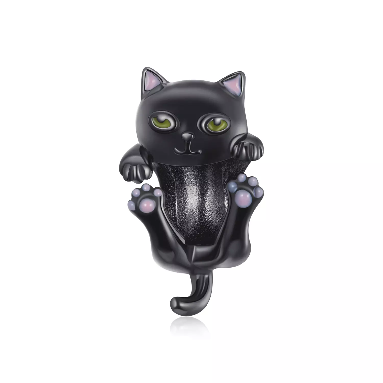Talisman din argint Black Kitty