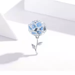 Talisman din argint Blue Bouquet