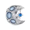 Talisman din argint Blue Crystal Moon picture - 1