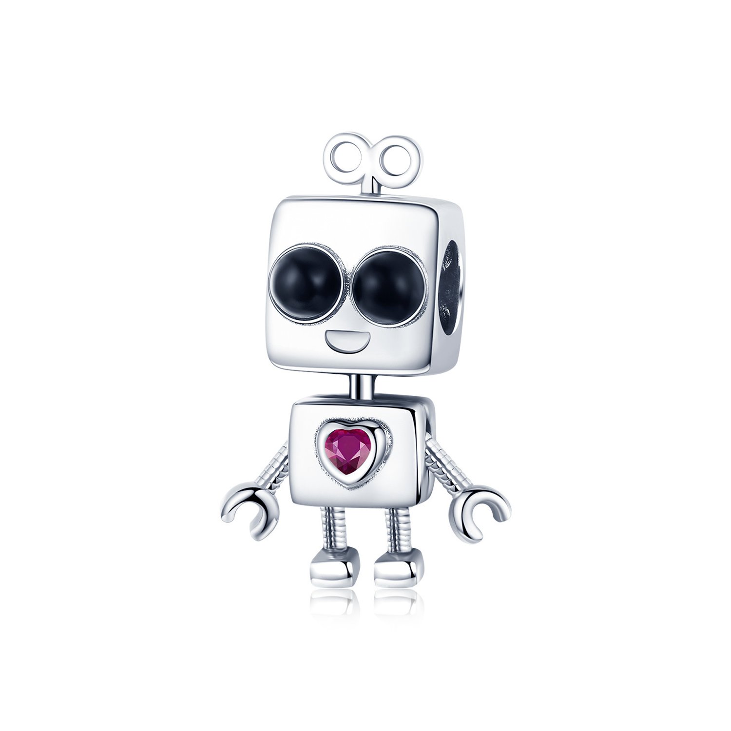 Talisman din argint Boy Robot image13