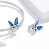Talisman din argint Butterfly Stopper picture - 3