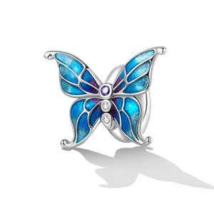Talisman din argint Cameleon Butterfly