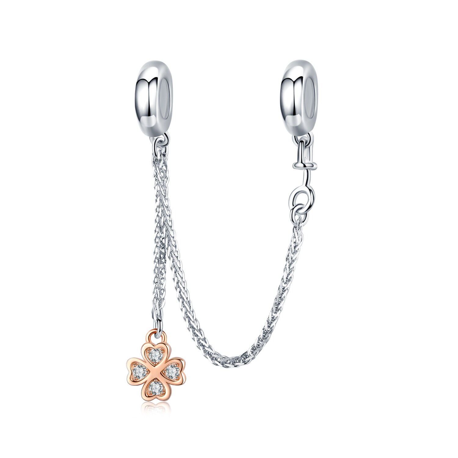 Talisman din argint Chained Clover (toate)
