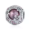 Talisman din argint Clear Pinky Crystals picture - 1