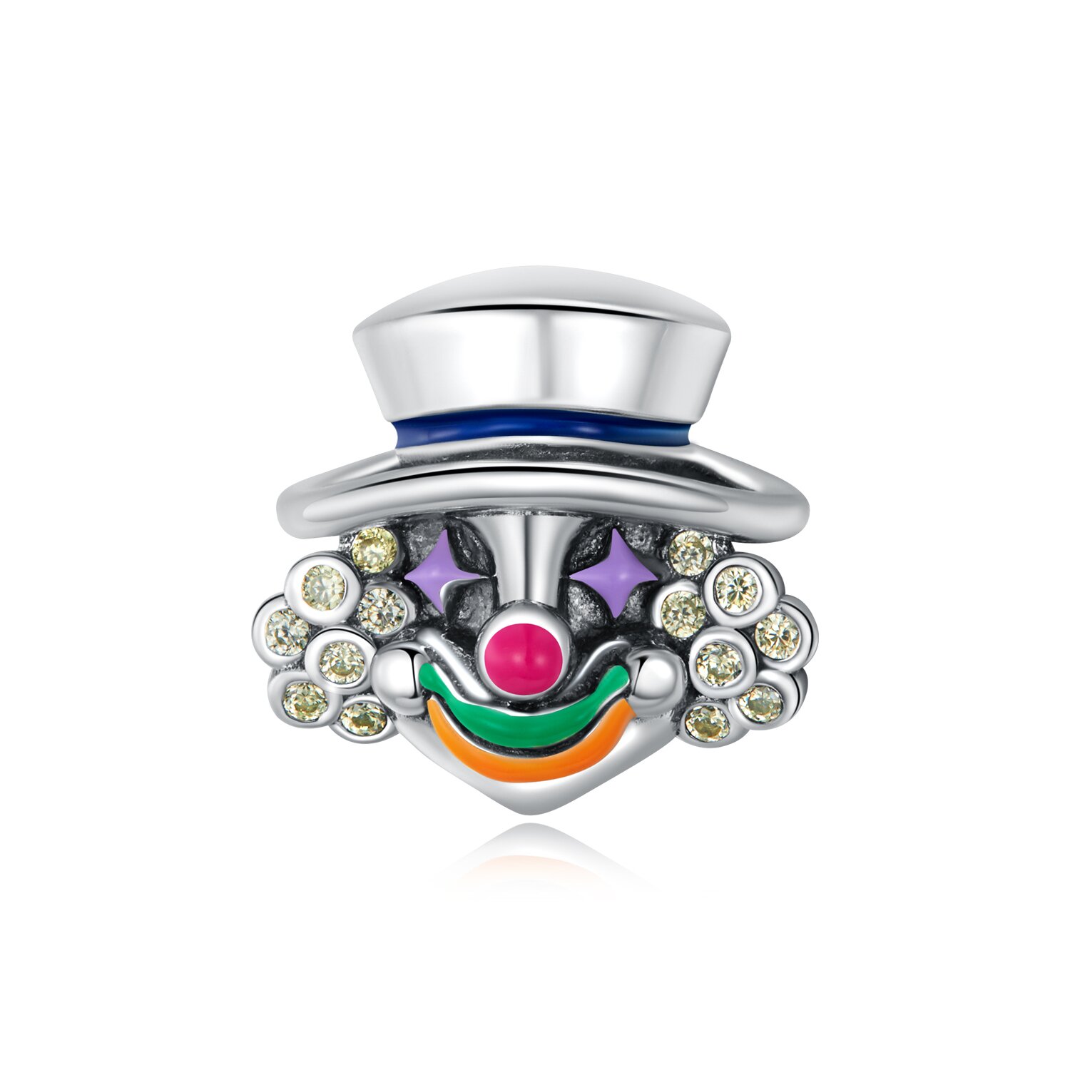 Talisman din argint Clown argint