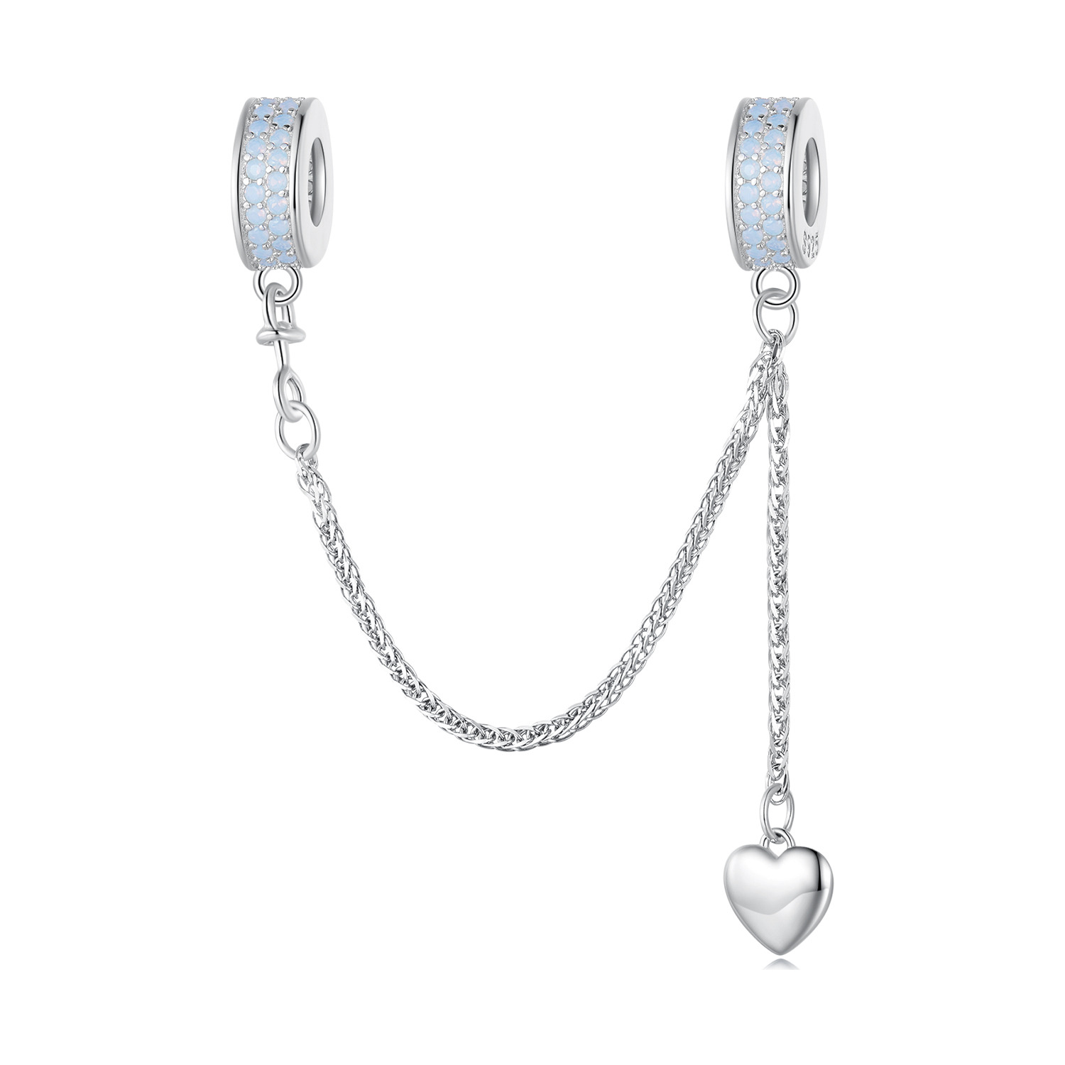 Talisman din argint Color Chain Heart image8