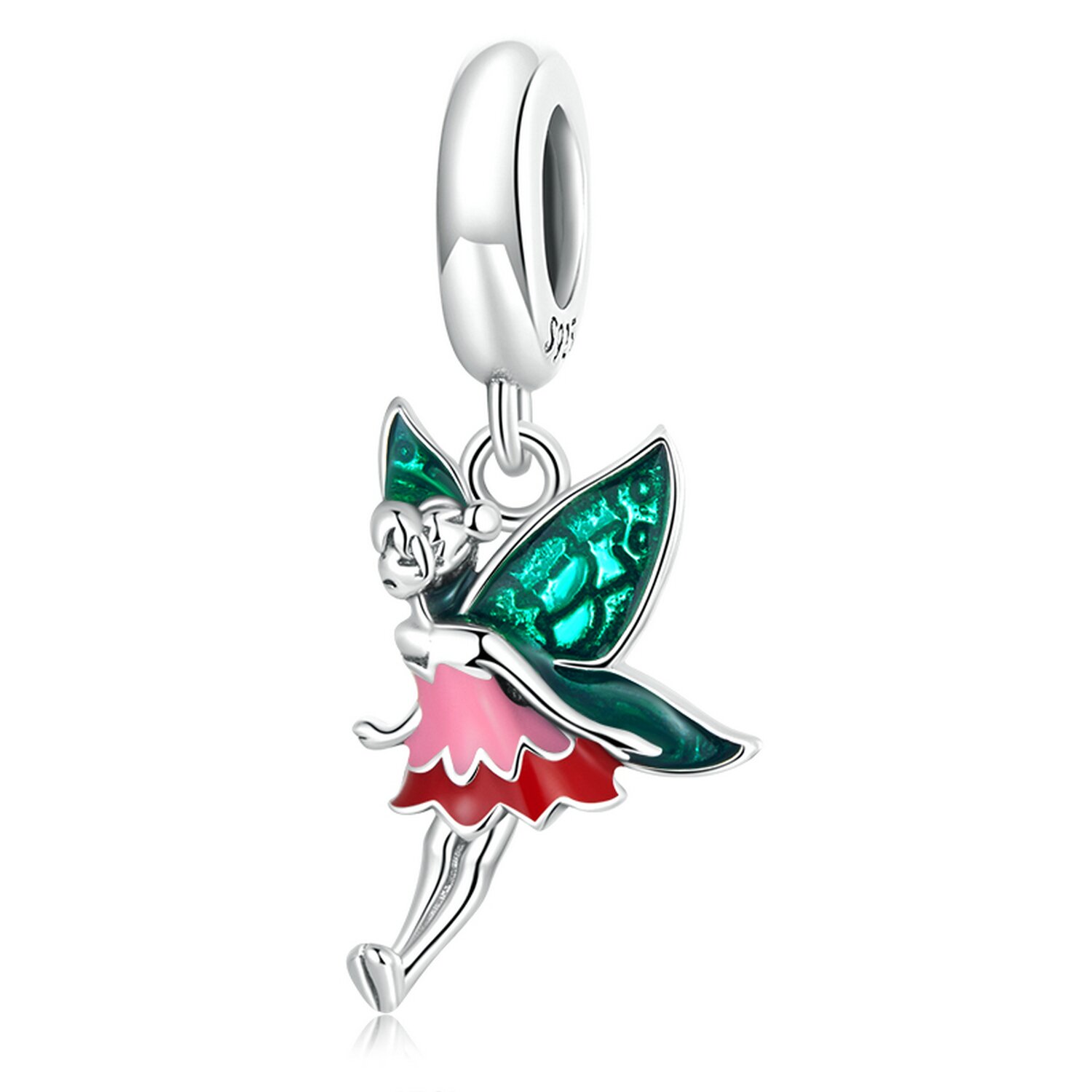 Talisman din argint colorful fairy